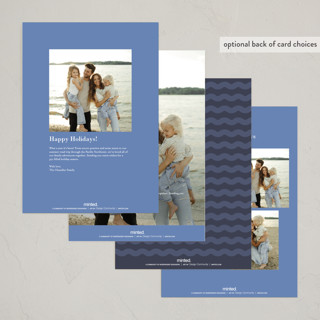 This is a starry night holiday photo cards with standard by Carrie Moradi called headline printing on signature in grand
