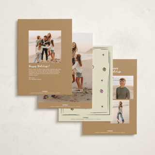 This is a champagne holiday photo cards with standard by Helena Vitto called drunk in love printing on recycled smooth signature in grand