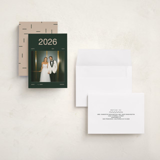 This is a evergreen holiday photo cards with standard by Kelly Watkins called major printing on signature in grand