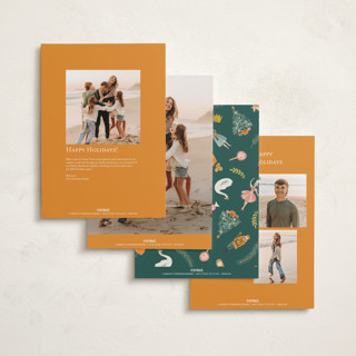 This is a clementine holiday photo cards with standard by Sarah Knight called nutcracker dance printing on recycled smooth signature in grand