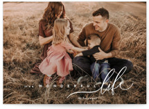 This is a white holiday photo card by chocomocacino called zucotto with standard printing on smooth signature in grand.