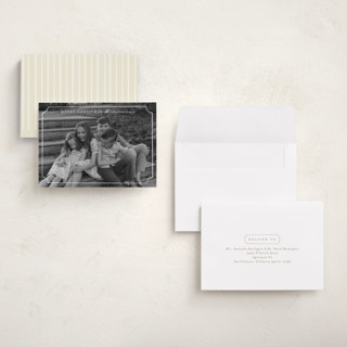 This is a snow holiday photo cards with standard by Ellen Schlegelmilch called sweetly framed printing on recycled smooth signature in grand