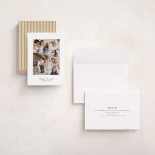 This is a snow holiday photo cards with standard by Itsy Belle Studio called multi minimal printing on recycled smooth signature in grand