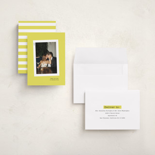 This is a lemon holiday photo cards with standard by Kristen Knechtel called bold neon printing on recycled smooth signature in grand