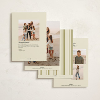 This is a sunshine holiday photo cards with standard by Maja Cunningham called life in film printing on signature in grand