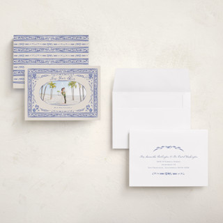 This is a blue joy holiday photo cards with standard by Lucrecia Caporale called cheerful frame printing on recycled smooth signature in grand