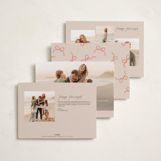 This is a candied grapefruit holiday photo cards with standard by Randi Cirelli called newlywed toast printing on signature in grand