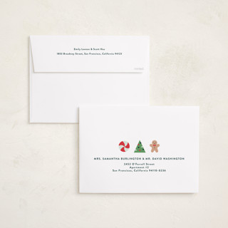 This is a teal holiday photo cards with standard by Annie Holmquist called disney's mickey mouse holiday border printing on recycled smooth signature in grand
