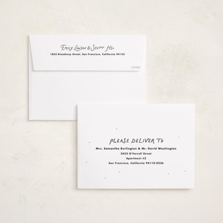 This is a penguin holiday photo cards with standard by Lea Delaveris called handwritten happy printing on recycled smooth signature in grand