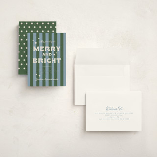 This is a juniper holiday photo cards with standard by Wildfield Paper Co called retro printing on signature in grand