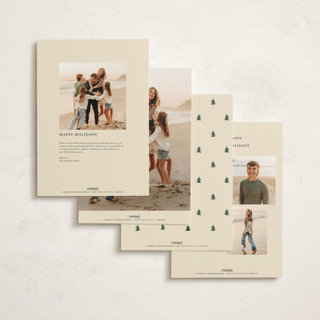 This is a almond holiday photo cards with standard by Baumbirdy called poster tree printing on signature in grand