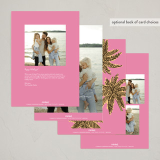 This is a gumdrop holiday photo cards with standard by Megan Davis called surfs up printing on recycled smooth signature in grand
