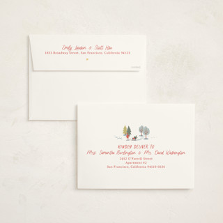 This is a gumdrops holiday photo cards with standard by Leia Matt called family adventures printing on signature in grand