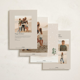 This is a flamingo holiday photo cards with standard by Jackie Crawford called new home holiday house printing on signature in grand