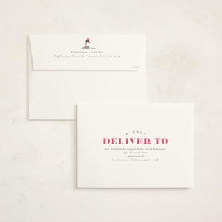 This is a flamingo holiday photo cards with standard by Jackie Crawford called new home holiday house printing on signature in grand