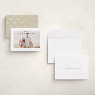 This is a starlight holiday photo cards with standard by Nicole Walsh called air printing on signature in grand