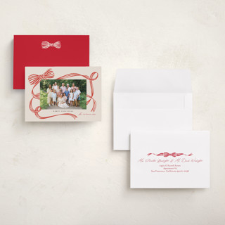 This is a holy berry holiday photo cards with standard by Carrie ONeal called neddy printing on recycled smooth signature in grand