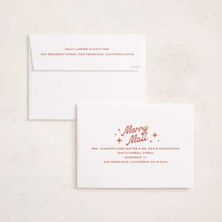 This is a candy cane holiday photo cards with standard by Ekko Studio called nostalgia printing on recycled smooth signature in grand