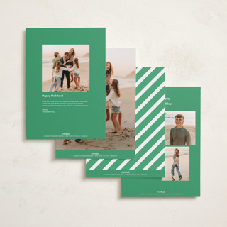 This is a elf shoes holiday photo cards with standard by Brandy Folse called bright greetings printing on signature in grand