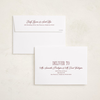 This is a mulberry holiday photo cards with standard by Brianne Larsen called elegant three printing on signature in grand