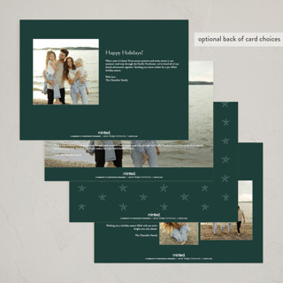 This is a forest holiday photo cards with standard by Kelly Schmidt called very merry printing on recycled smooth signature in grand