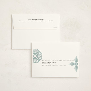 This is a marinique holiday photo cards with standard by Grae called mother and child printing on signature in grand