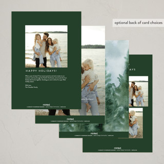 This is a wreath holiday photo cards with standard by Petra Kern called winter sunroom vista printing on signature in grand