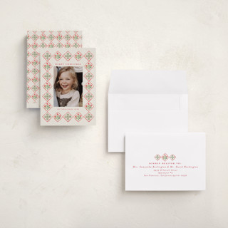 This is a ivory holiday photo cards with standard by Petra Kern called gretchen printing on recycled smooth signature in grand