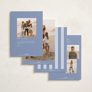 This is a frost holiday photo cards with standard by Ekko Studio called modern editorial printing on recycled smooth signature in grand