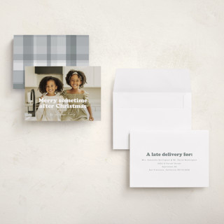 This is a snowflake holiday photo cards with standard by Hudson meet Rose called sometime printing on recycled smooth signature in grand