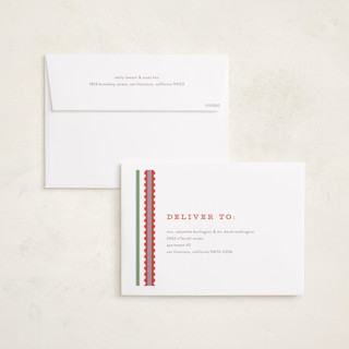 This is a fruitcake holiday photo cards with standard by Pixel and Hank called swiggle printing on recycled smooth signature in grand