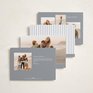 This is a cotton holiday photo cards with standard by Angela Thompson called new year happiness printing on signature in grand