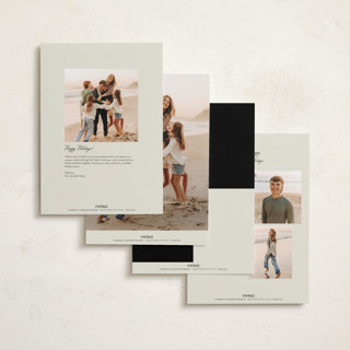 This is a latte holiday photo cards with standard by Helena Vitto called away we go printing on recycled smooth signature in grand