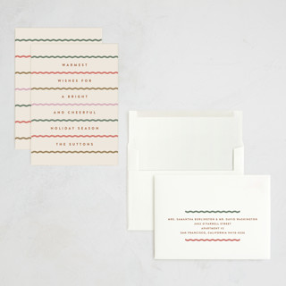 This is a gingerbread holiday photo cards with standard by Kristie Kern called between the lines printing on signature in grand