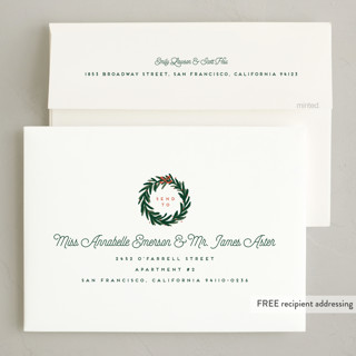 This is a poinsettia holiday photo cards with standard by Erica Krystek called holiday move printing on signature in grand