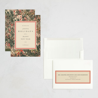 This is a festive holiday photo cards with standard by Claire called book printing on signature in grand