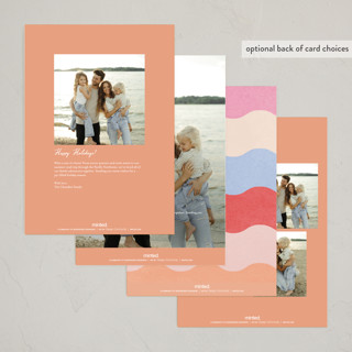 This is a candy holiday photo cards with standard by Creo Study called new year squiggle printing on signature in grand