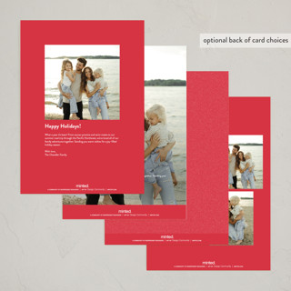 This is a festive holiday photo cards with standard by Lea Delaveris called cheer leader printing on signature in grand