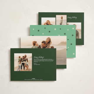This is a fir holiday photo cards with standard by Megan Davis called winter bright printing on signature in grand