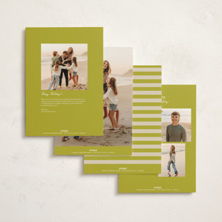 This is a lime holiday photo cards with standard by Heather Schertzer called pencil tree printing on signature in grand
