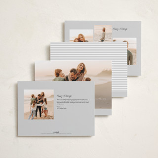 This is a snow holiday photo cards with standard by JoAnn Jinks called very happiest printing on recycled smooth signature in grand