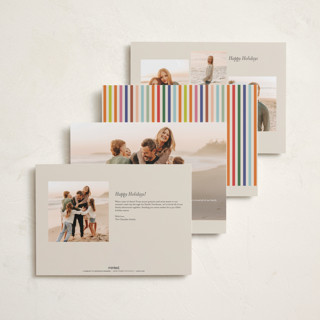 This is a creme holiday photo cards with standard by chocomocacino called pabassinas printing on recycled smooth signature in grand