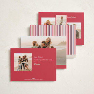 This is a pomegranate holiday photo cards with standard by chocomocacino called pabassinas printing on recycled smooth signature in grand