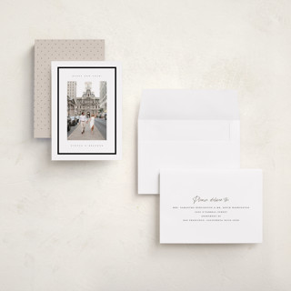 This is a snow holiday photo cards with standard by Adelyn T. called chic printing on signature in grand
