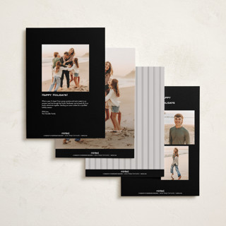 This is a darkroom holiday photo cards with standard by Adelyn T. called contact sheet printing on recycled smooth signature in grand