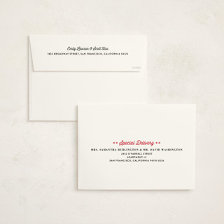 This is a candy apple holiday photo cards with standard by Amy Payne called you made the list printing on signature in grand