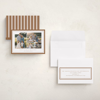 This is a pecan pie holiday photo cards with standard by Brooke Chandler called glory multipled printing on recycled smooth signature in grand