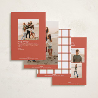 This is a snow holiday photo cards with standard by Annie Holmquist called unleashed printing on recycled smooth signature in grand