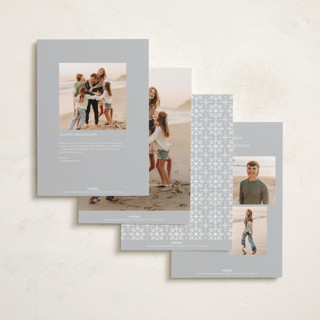 This is a snowfall holiday photo cards with standard by Melanie Kosuge called merry monoline printing on signature in grand
