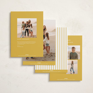 This is a twinkle light holiday photo cards with standard by Wildfield Paper Co called wonderful christmas time printing on signature in grand